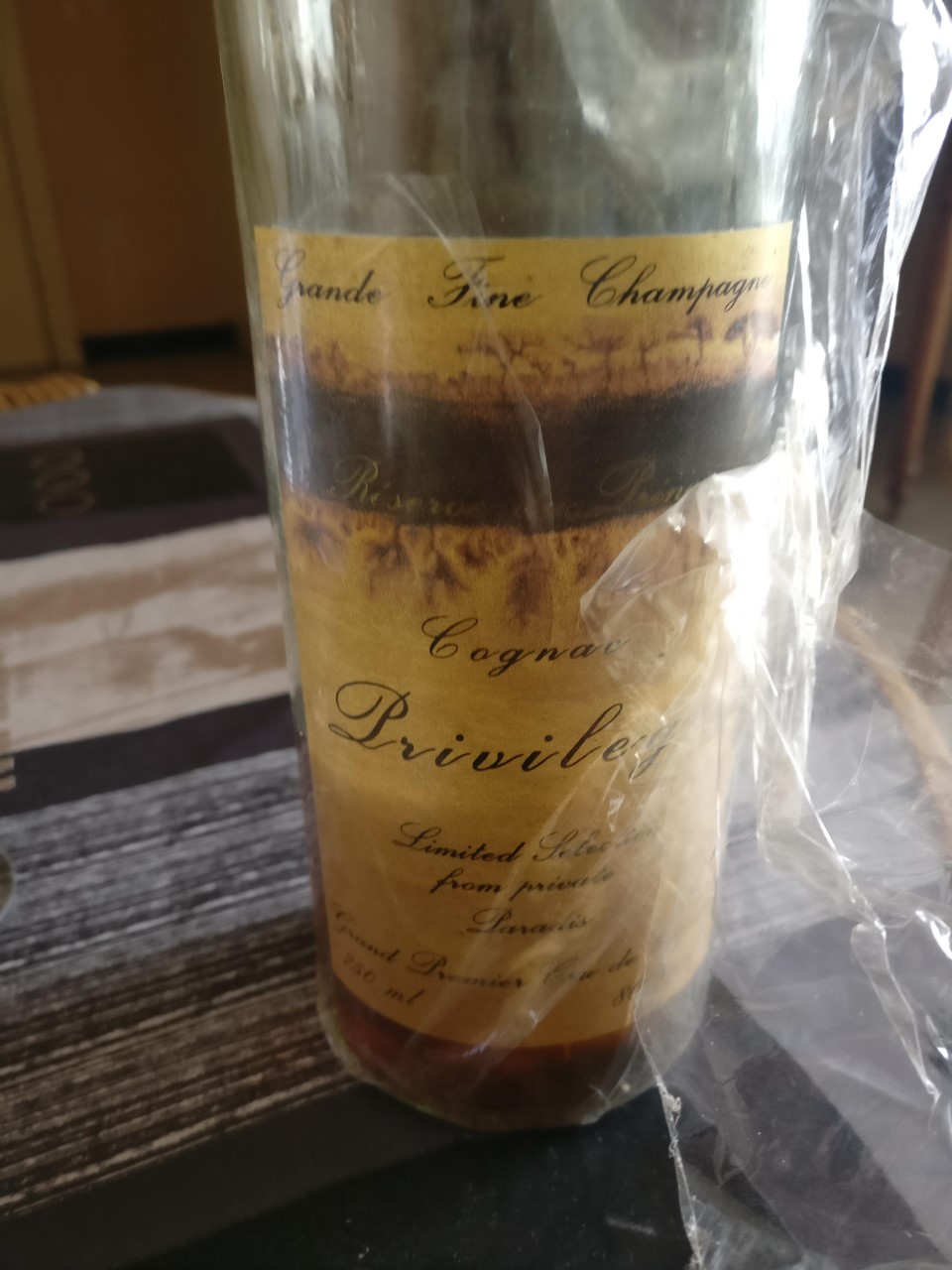 pre Phylloxera cognac Privilege, geproefd bij J. Petit